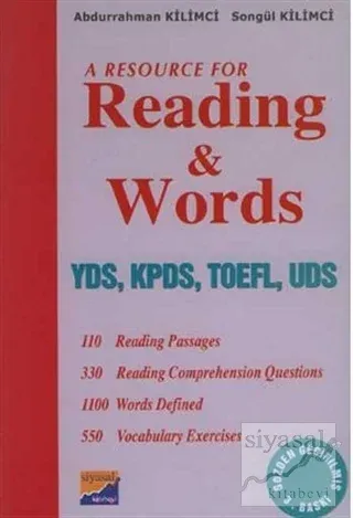 A Resource For Reading and Words YDS, KPDS, TOEFL, UDS
