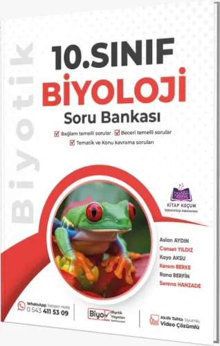 Biyotik 10. Sınıf Biyoloji Soru Bankası