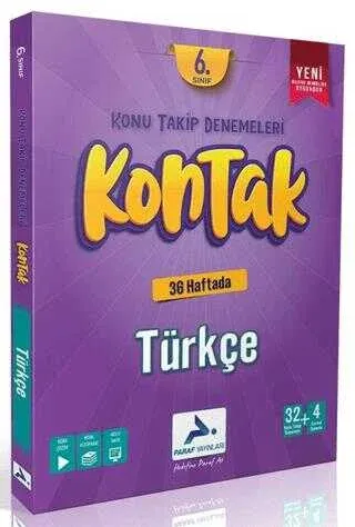 Paraf Yayınları 6. Sınıf Türkçe Kontak Konu Takip Denemeleri