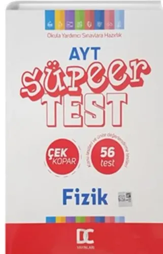 Doğru Cevap AYT Fizik Çek Kopar Süper Test-YENİ