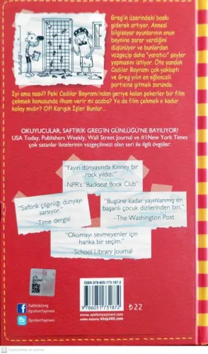 Saftirik Greg'in Günlüğü Karışık İşler Bunlar Jeff Kinney Epsilon Yayı