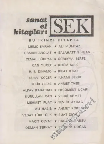 Sanat El Kitapları -   12