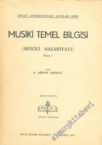 Musiki Temel Bilgisi ( Musiki Nazariyatı ) Cilt 1 - 4 -