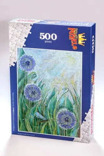 Naturmort Serisi - Yusufçuk ve Hindibalar 500 Parça Puzzle