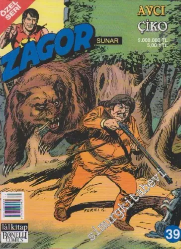 Zagor Aylık Çizgi Roman Dergisi Özel Seri: Avcı Çiko - 39