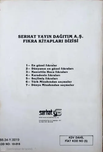 Dünya Mizahından Seçmeler Cevdet Emekligil Serhat %57 indirimli