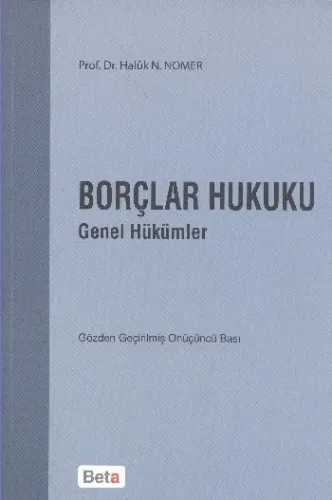 Borçlar Hukuku "Genel Hükümler" (H.N.Nomer)