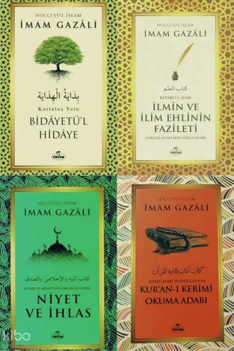 İmam Gazali – 4’lü Manevî Eğitim Seti Kur’ân-ı Kerim Okuma Âdâbı, İlmin ve İlim Ehlinin Fazileti Bidayetü’l-Hidaye, Niyet ve İhlas