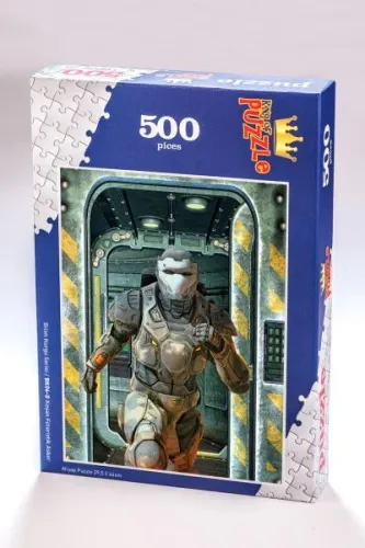 Bilim Kurgu Serisi - Koşan Fütüristik Asker 500 Parça Puzzle