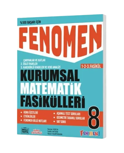 Fenomen Yayınları 8.Sınıf Kurumsal Matematik Fasikülleri