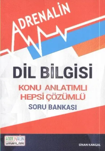 Adrenalin Dil Bilgisi Konu Anlatımlı Hepsi Çözümlü Soru Bankası