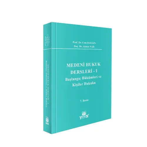 Medeni Hukuk Dersleri – I