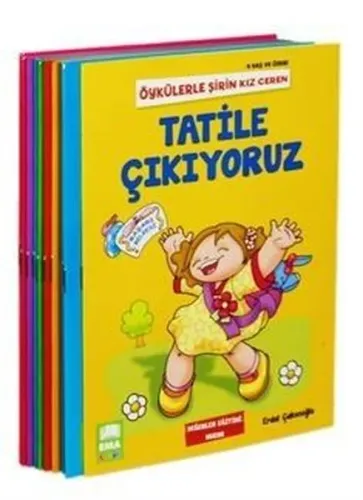 Öykülerle Şirin Kız Ceren (10 Kitap Set) 6 Yaş ve Üzeri Değerler Eğitimi