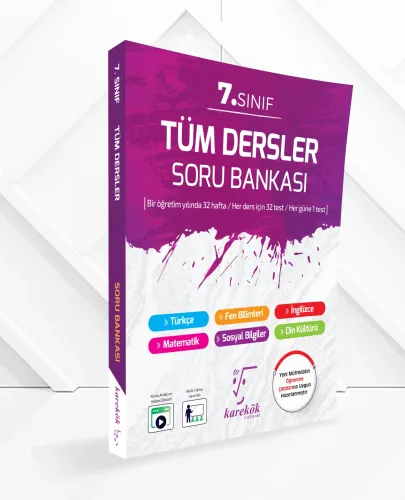 Karekök Yayınları 7. Sınıf Tüm Dersler Soru Bankası