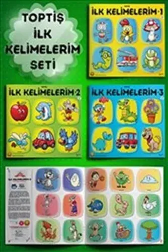 Toptiş İlk Kelimelerim Seri  (3 Kitap)