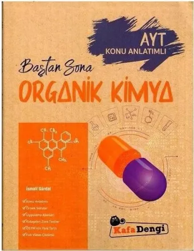Kafa Dengi Yayınları AYT Organik Kimya Baştan Sona Konu Anlatımlı
