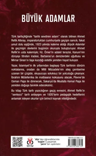 Büyük Adamlar Ahmet Refik Altınay Büyük Adamlar Ahmet Refik Altınay