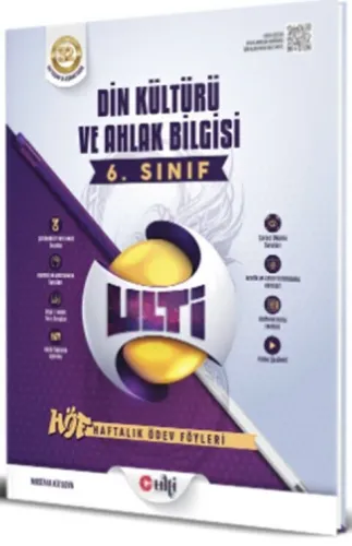 Ulti Yayınları 6. Sınıf Din Kültürü ve Ahlak Bilgisi Haftalık Ödev Föy