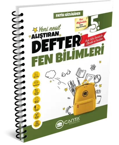 Çanta - 5.Sınıf Defter Alıştıran Fen Bilimleri