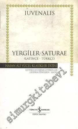 Yergiler - Saturae CİLTLİ -