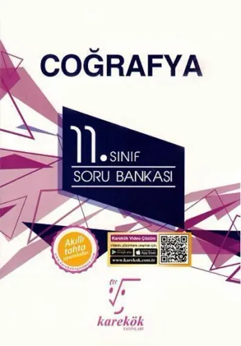 2024 Karekök Yayınları 11. Sınıf Coğrafya Soru Bankası