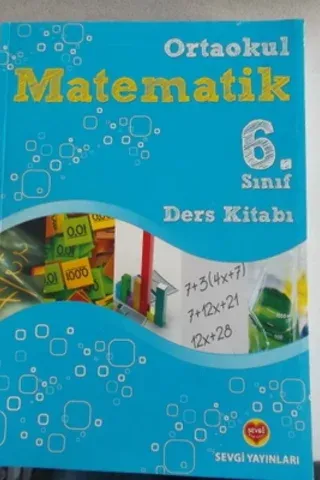 6. Sınıf Matematik Ders Kitabı