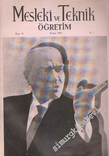 Mesleki ve Teknik Öğretim - Sayı: 9    Yıl: 1  Kasım
