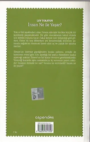 İnsan Ne İle Yaşar Tolstoy Aspendos Yayıncılık %54 indirimli