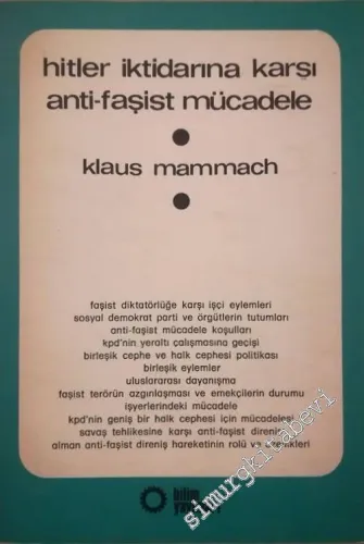 Hitler İktidarına Karşı Anti Faşist Mücadele -