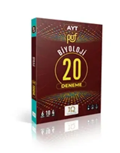 IQ YAYINLARI AYT BİYOLOJİ PÜF 20 Lİ DENEME