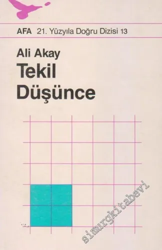 Tekil Düşünce: Modern Fransız Toplumbilim Düşüncesi -        1991