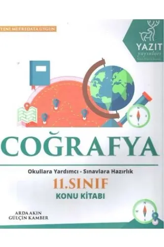 Yazıt Yayınları 11. Sınıf Coğrafya Konu Kitabı
