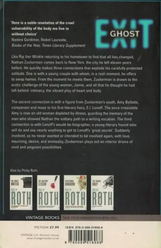 Exit Ghost Philip Roth Vintage Books %70 indirimli
