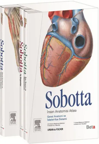 Sobotta İnsan Anatomisi Atlası (3 Cilt Takım) (Ciltli)