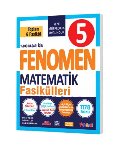 5 FENOMEN MATEMATİK FASİKÜL SETİ (1-2-3-4-5-6. SAYILAR) Fenomen Komisy