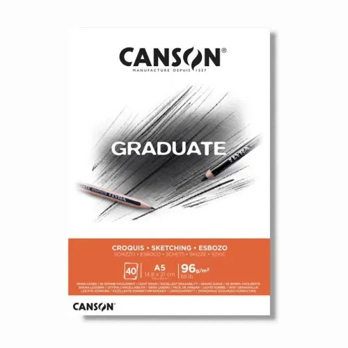 CANSON GRADUATE 40S A5 96G Eskiz Defteri