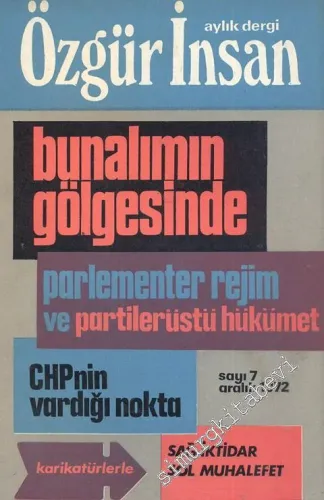 Özgür İnsan - Aylık Dergi - Sayı: 7, Aralık 1972