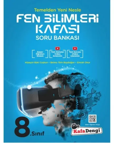 Kafa Dengi Yayınları 8. Sınıf LGS Fen Bilimleri Kafası Tümü Video Çözü