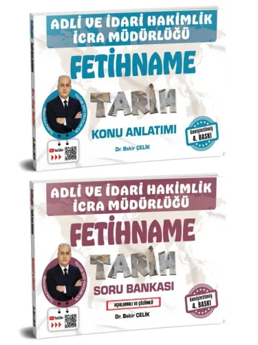 Adli İdari Hakimlik İcra Müdürlüğü FETİHNAME Tarih Konu Anlatımı Soru Bankası Seti