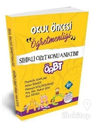 2020 ÖABT Okul Öncesi Öğretmenliği Sihirli Özet Konu Anlatımı