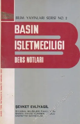Basın İşletmeciliği Ders Notları  -        1969