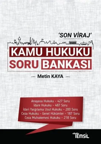 Kamu Hukuku Soru Bankası 'Son Viraj'