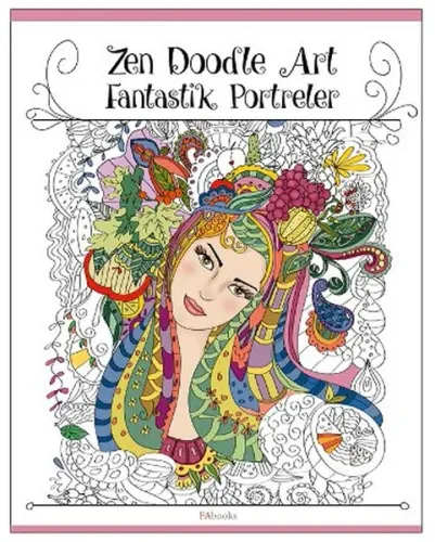 Zen Doodle Art İle Resimlenmiş Fantastik Portreler
