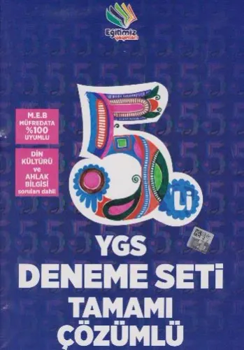 Eğitimiz YGS 5 li Deneme Seti Tamamı Çözümlü