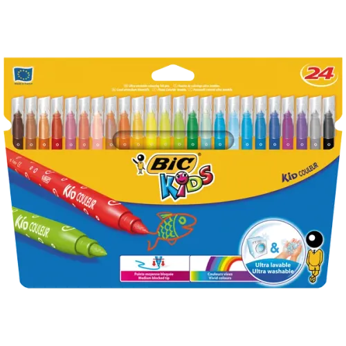 Bic Keçeli Boya Kalemi Kids Couleur 24 Renk 841800