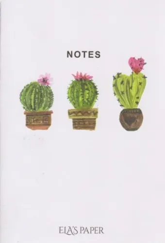 Elas Paper Not Defteri-Kaktüs Notes