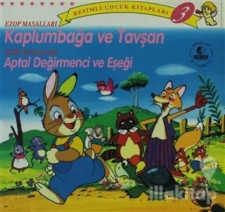 Ezop Masalları Kaplumbağa ve Tavşan / Aptal Değirmenci ve Eşeği