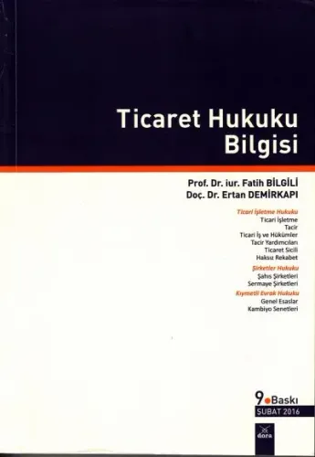 Ticaret Hukuku Bilgisi