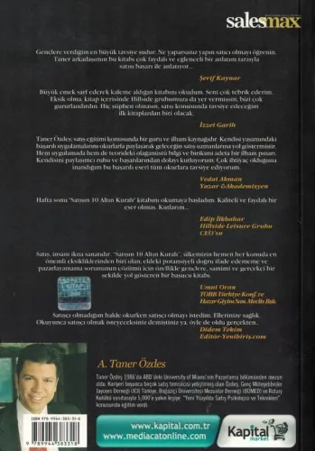 Satışın 10 Altın Kuralı A.Taner Özdeş MediaCat %52 indirimli