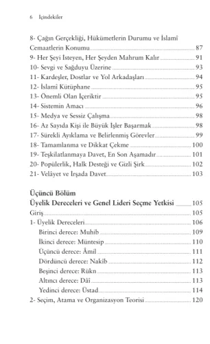 Allah Erinin Teşkilatçı Yönü